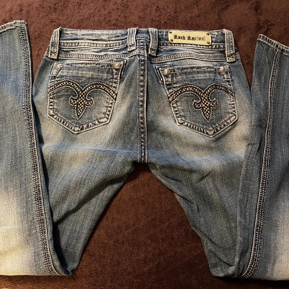 Women's Rock Revival Jeans Alanis Straight Sz 31